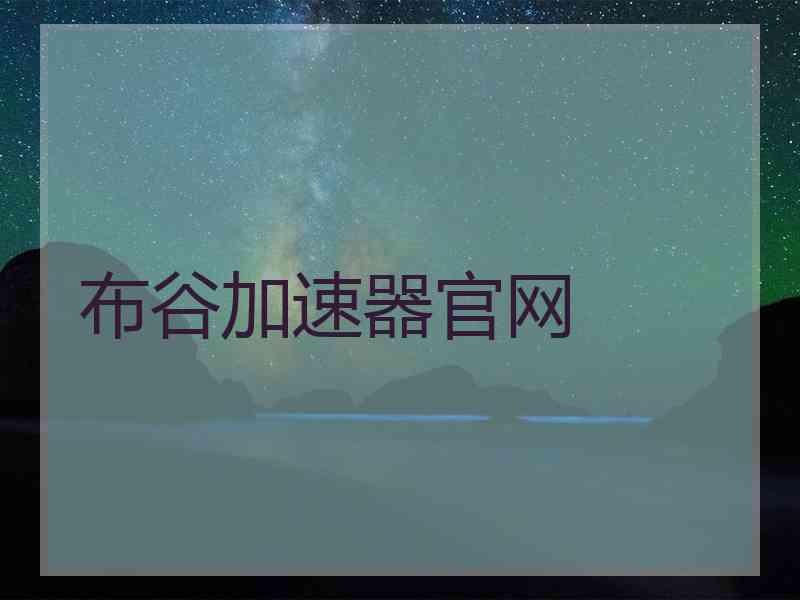 布谷加速器官网