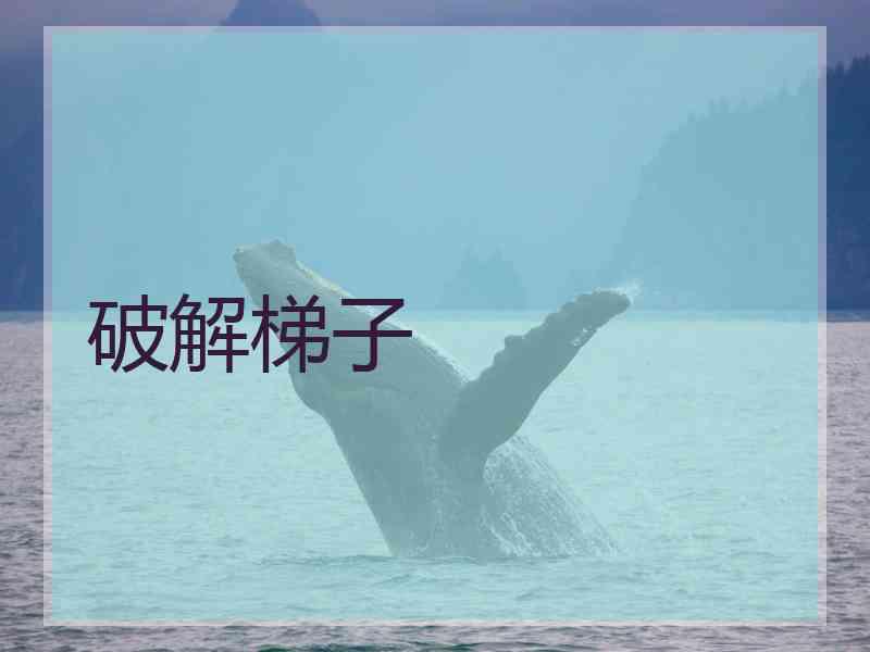 破解梯子