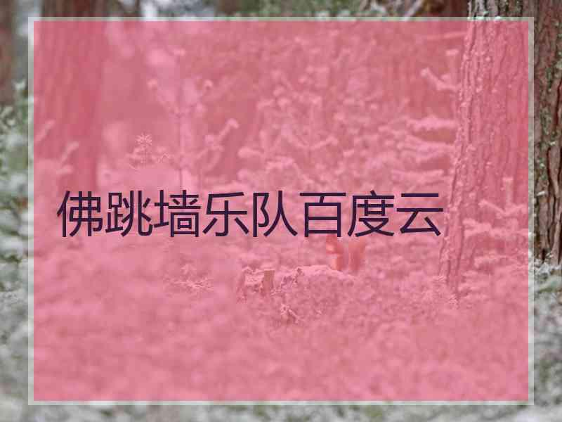 佛跳墙乐队百度云