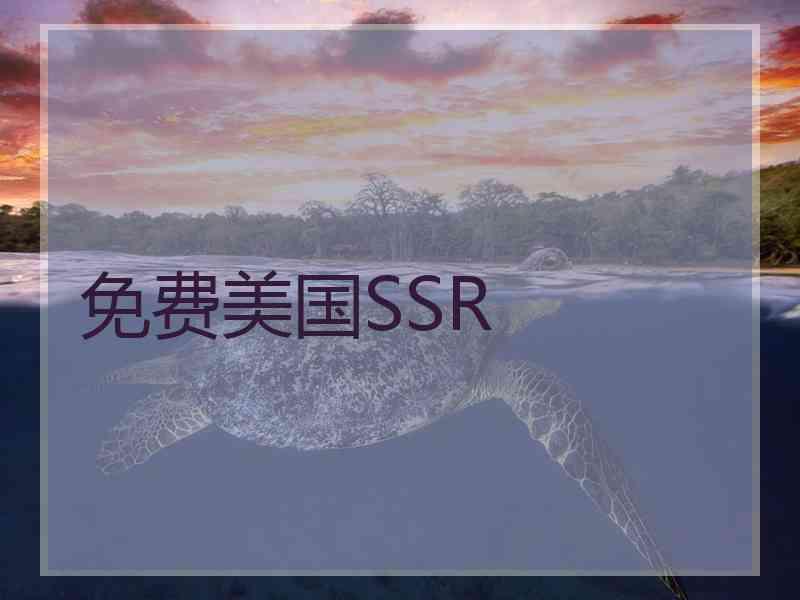 免费美国SSR