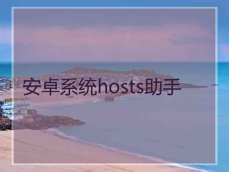 安卓系统hosts助手