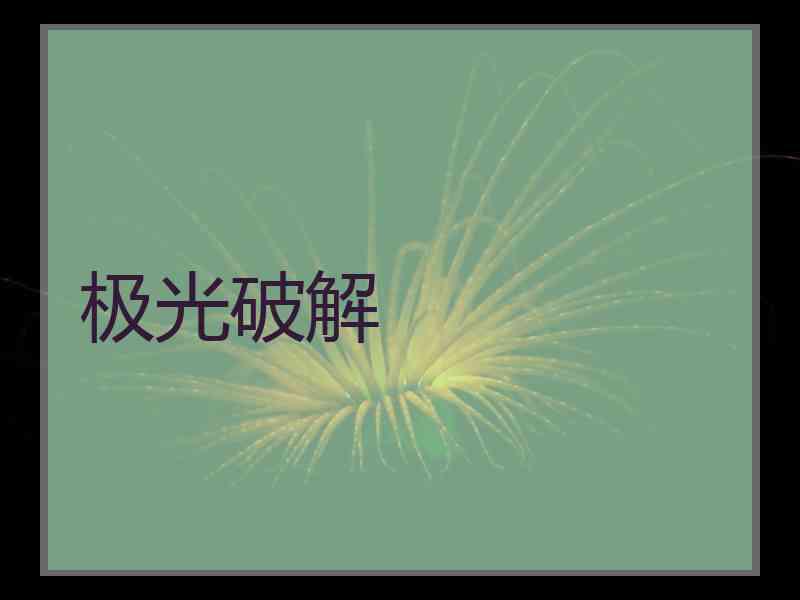 极光破解