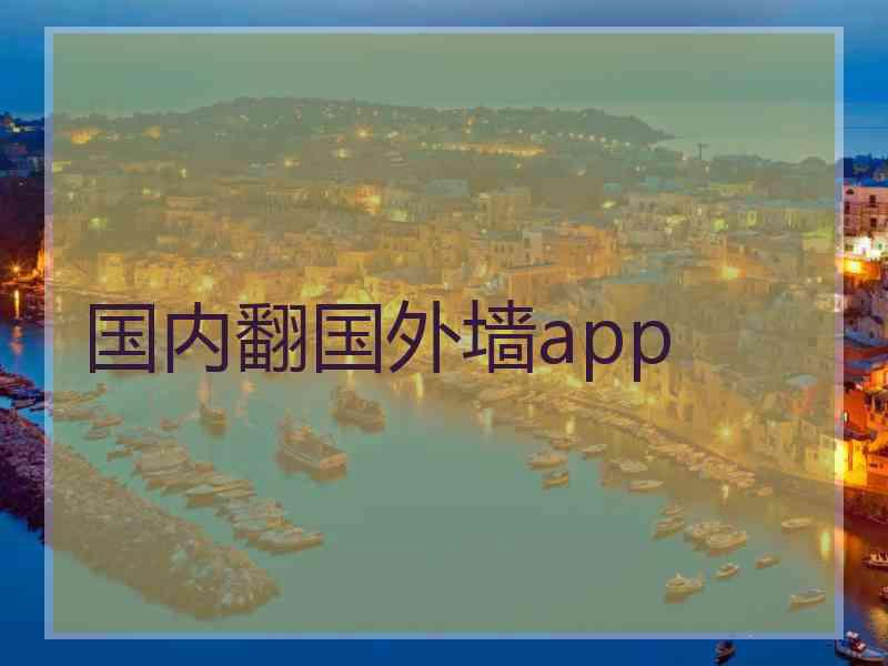 国内翻国外墙app