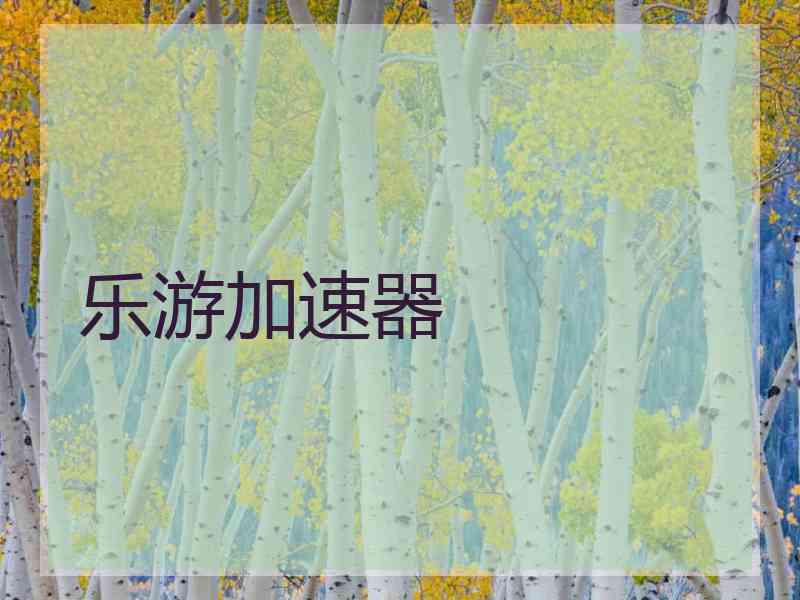乐游加速器