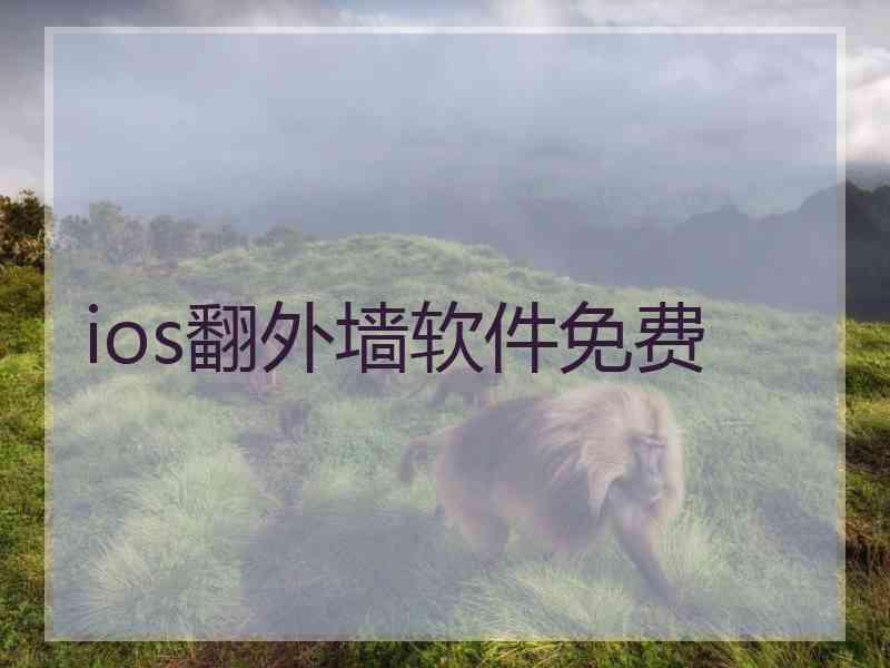 ios翻外墙软件免费
