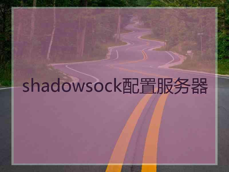 shadowsock配置服务器