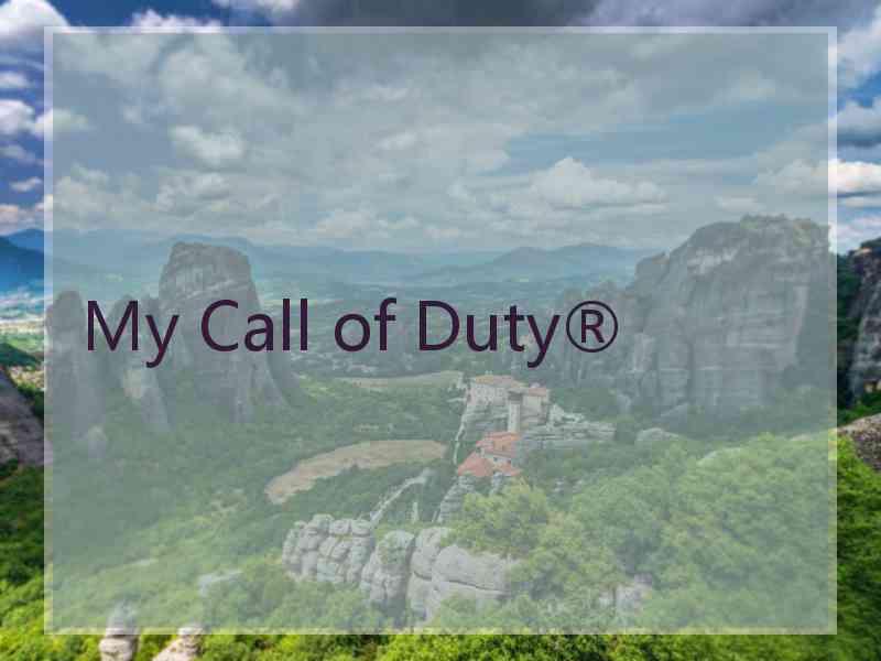 My Call of Duty®