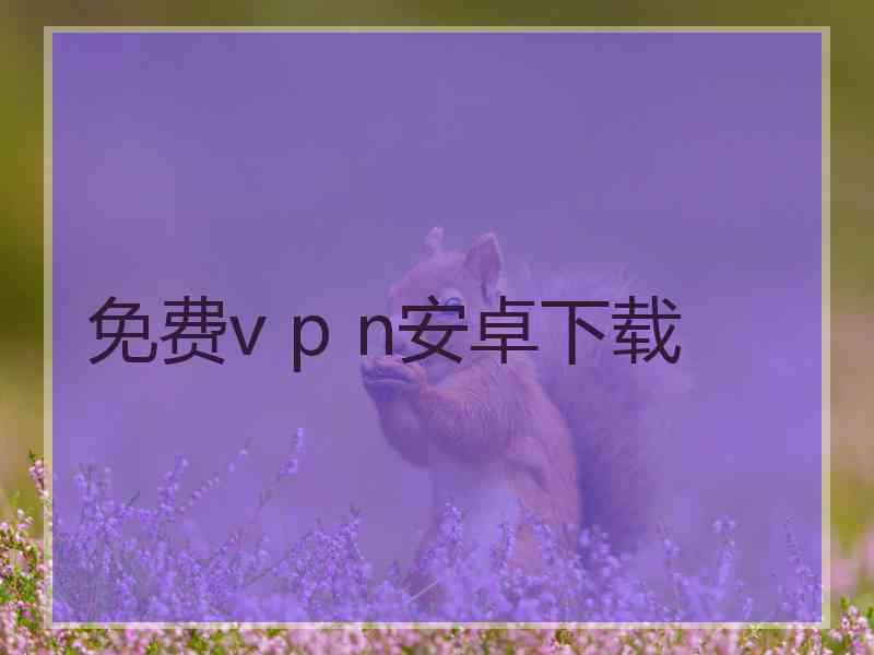 免费v p n安卓下载