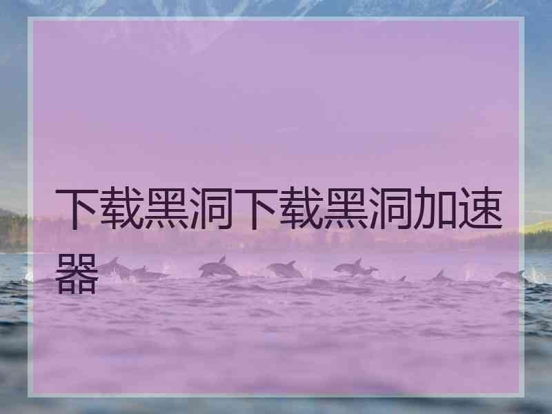 下载黑洞下载黑洞加速器