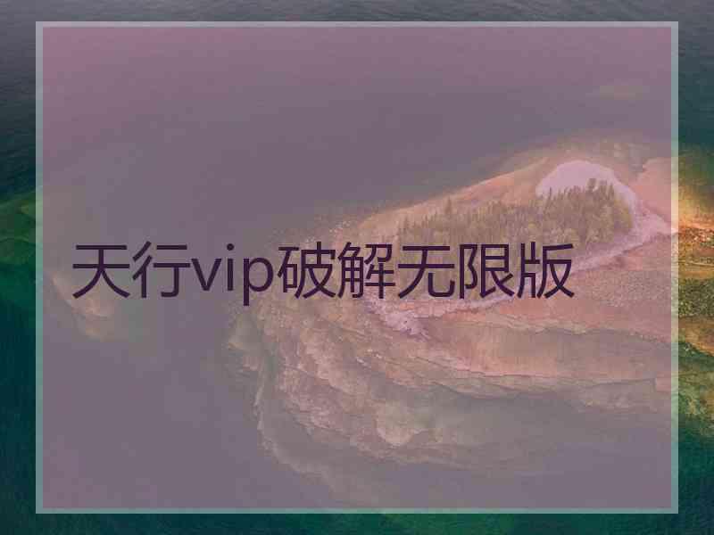 天行vip破解无限版