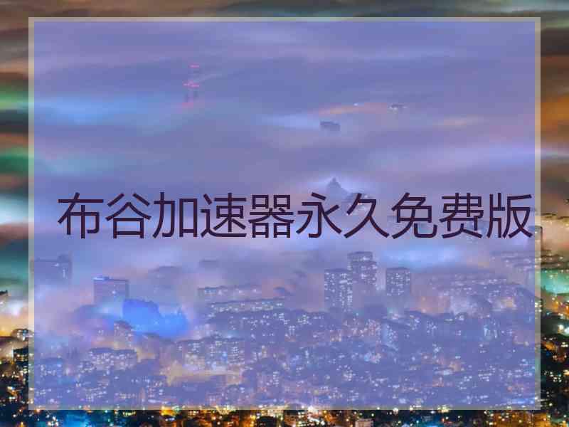 布谷加速器永久免费版