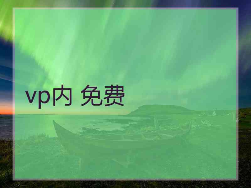 vp内 免费