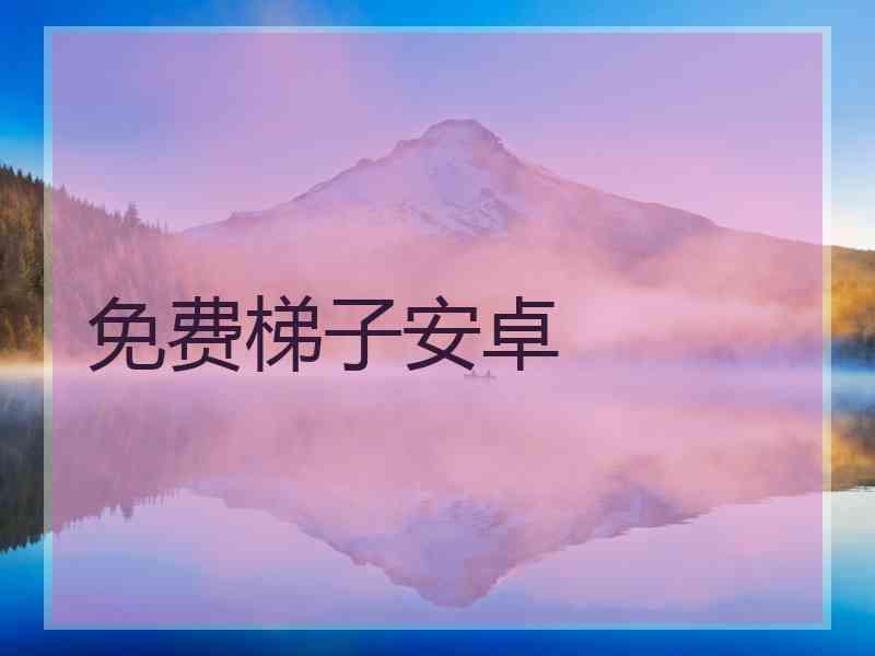 免费梯子安卓
