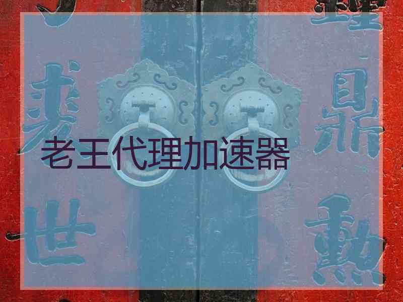 老王代理加速器