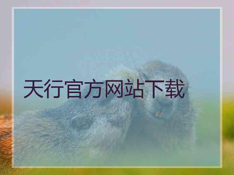 天行官方网站下载