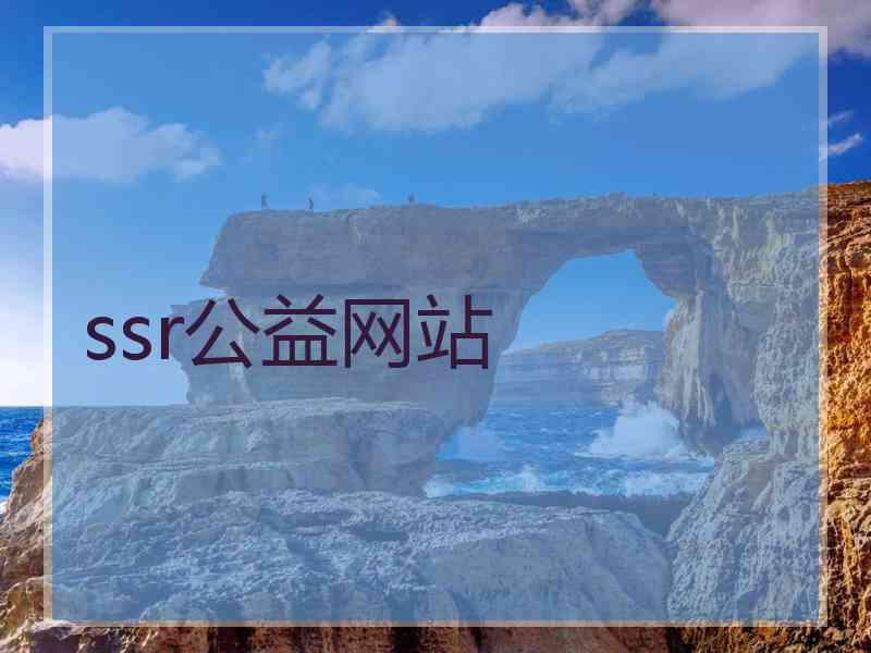 ssr公益网站