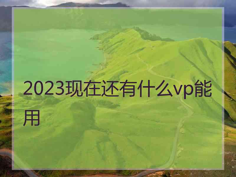 2023现在还有什么vp能用