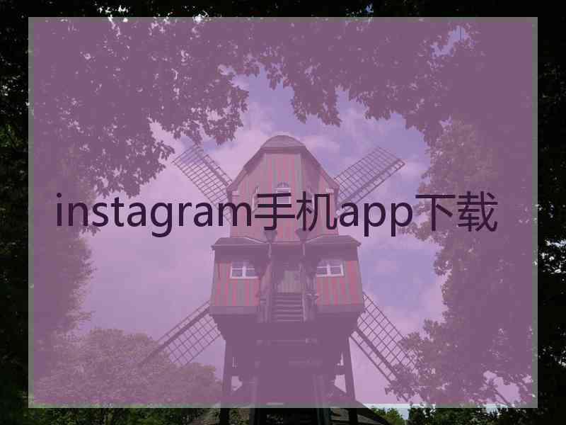instagram手机app下载