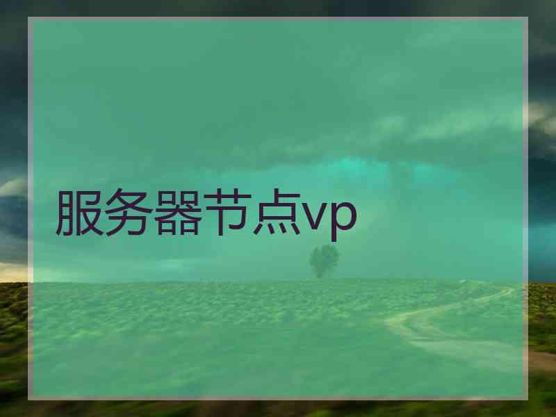 服务器节点vp