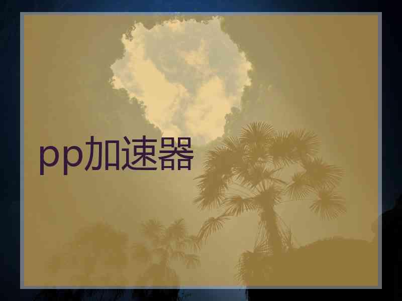 pp加速器
